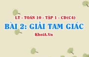 Công thức HERON tính diện tích tam giác, cách tính cạnh và góc...
